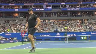 RF making the return WINNER against Andy Roddick  | Roger Federer: An Icon Returns to New York |
