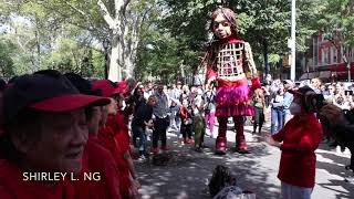Chinatown and the Lower East Side Welcomes Little Amal, The 12 Foot Refugee Puppet
