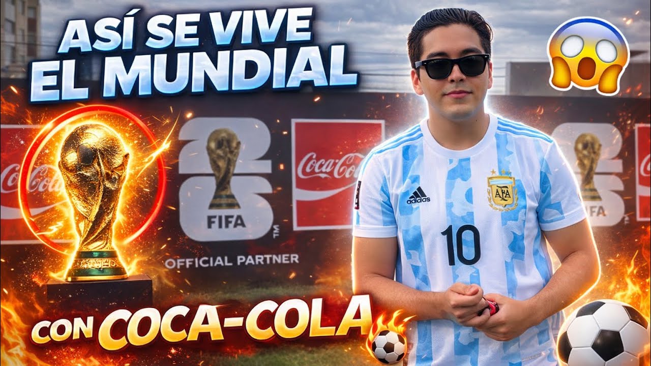 Asi se vive la Copa del Mundo con Coca-Cola 🏆