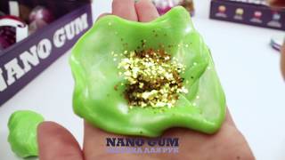 Жвачка для рук Nano Gum и блестки