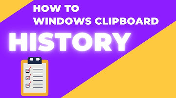Windows Tips - How to Access Windows Clipboard History