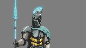 Robot Concept: SPARTAN [speedpaint] - Scifi Character Design