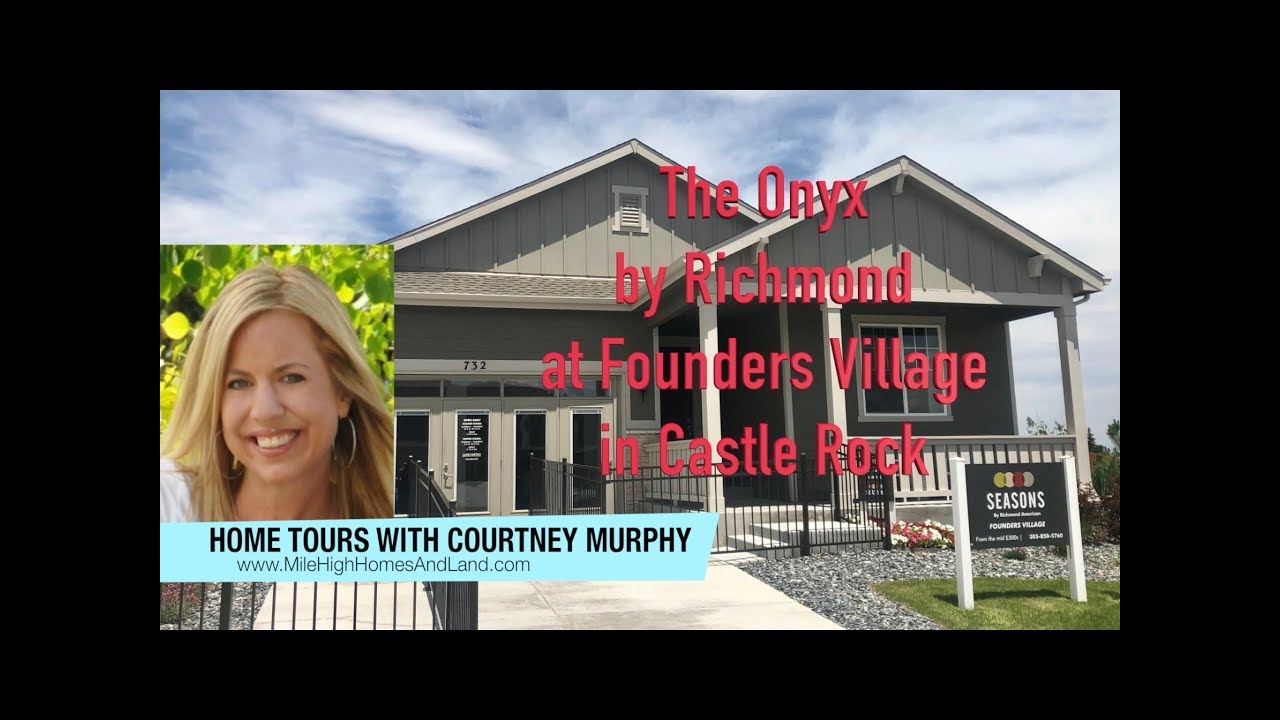 New Homes in Castle Rock Colorado Onyx Model by Richmond at Founders