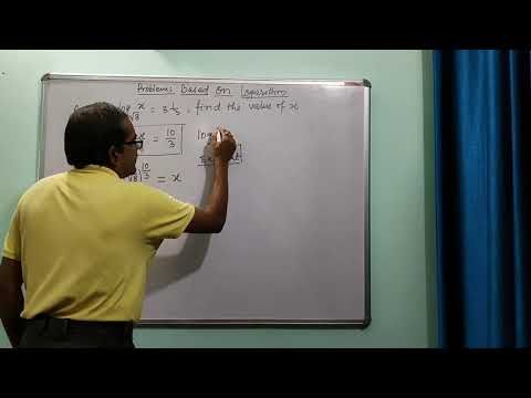 if log root8X=3 1/3,find the value of X || problems on logarithm || Learning with Mit