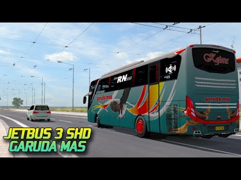 Kebut kebutan Jetbus 3 SHD Garuda  Mas  Euro Truck 