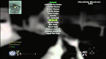 Mw2 mod menu 2012 bypass