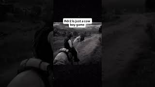 RDR2 is definitely NOT "just a cowboy game" 🏔️ #rdr2 #rdr #cowboy #gaming #rockstar #gta #rdr2online
