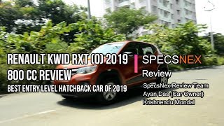 Renault Kwid RXT O 800cc 2019 Hatchback Car Review by Specsnex