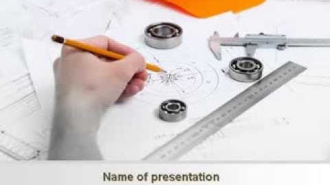 Technical Engineering PowerPoint Template by PoweredTemplate.com