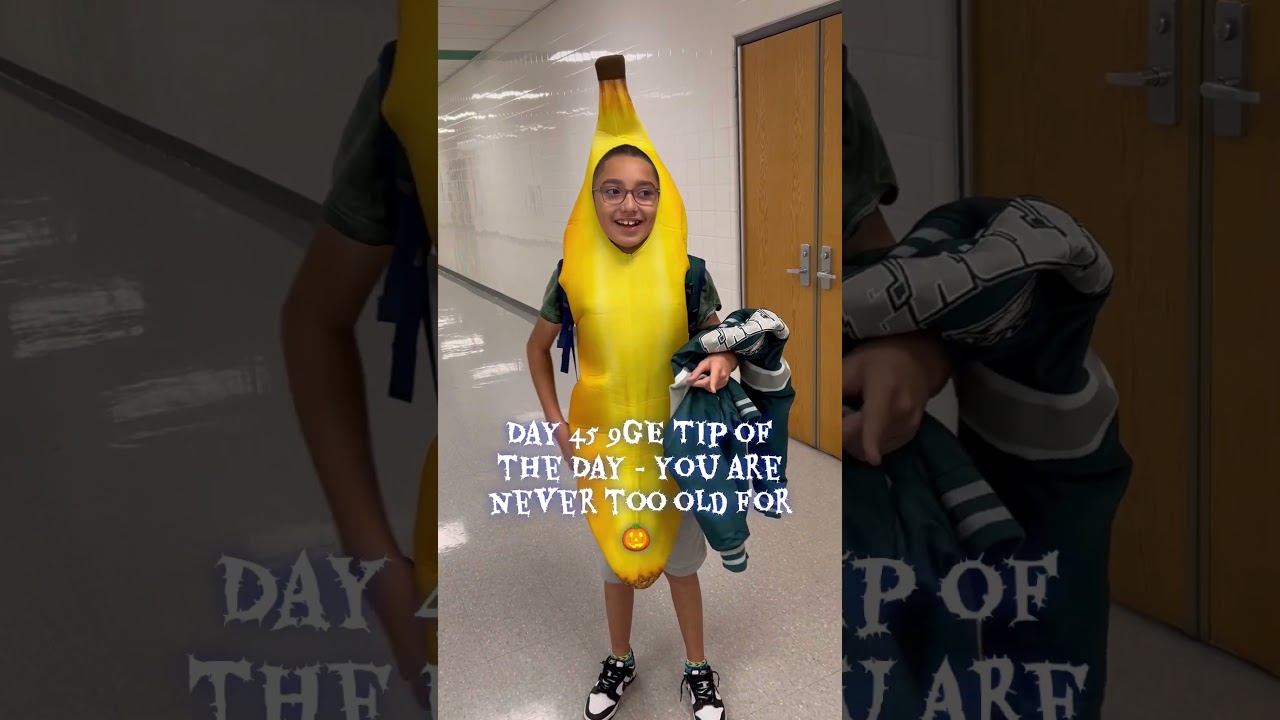 #9thgradeexperience says you are never too old for #halloween