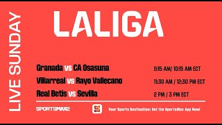 Watch the La Liga matches LIVE | Sunday. April. 28 | on SportsMax2, and App!