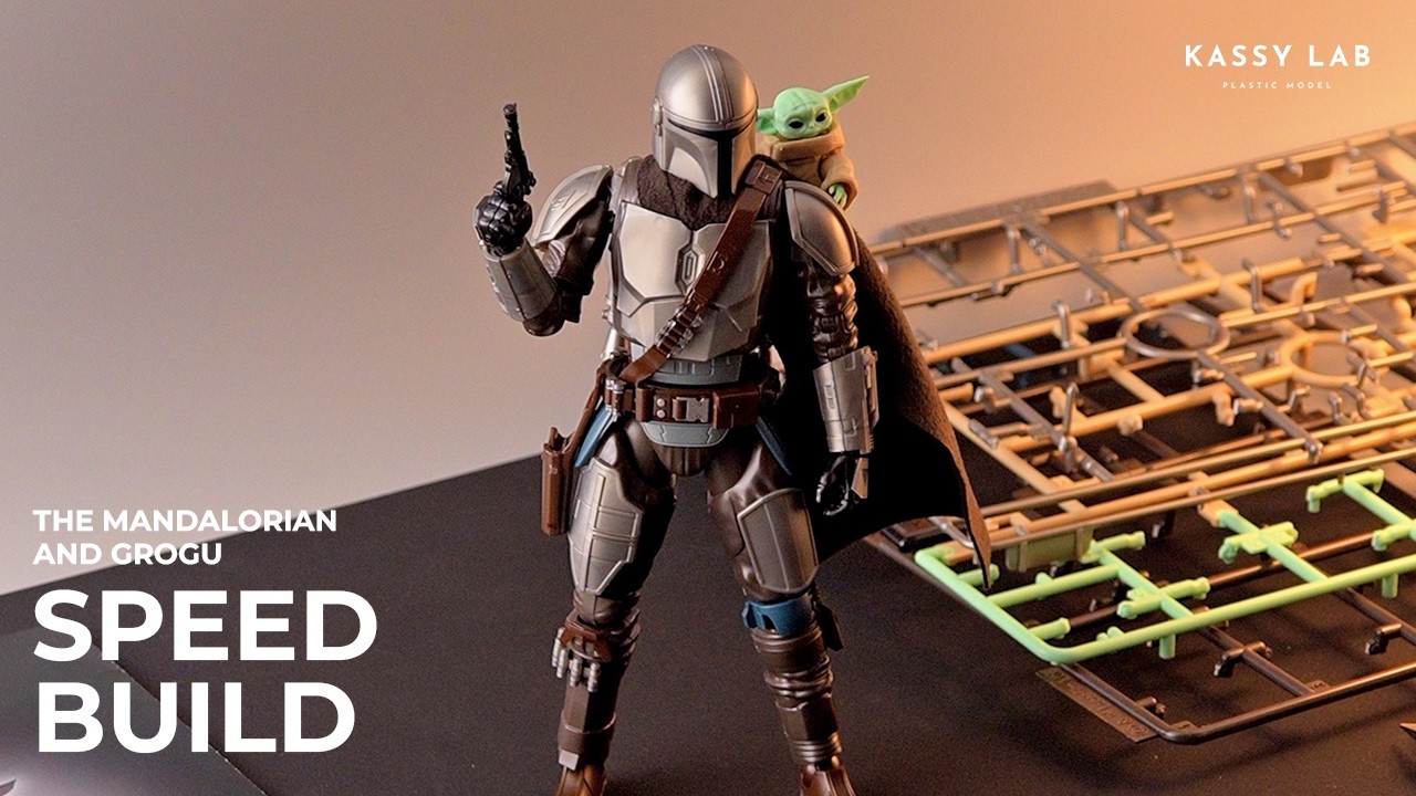 1/12 THE MANDALORIAN AND GROGU プラモデル The Mandalorian and Grogu 1/12 scale Model Kit | Satisfying Speed