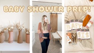 baby shower prep + nursery progress || ditl vlog, pregnant w\/ a toddler