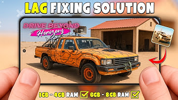 DRIVE BEYOND HORIZONS MOBILE LAG  SOLUTION