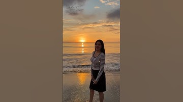 Pesona kecantikan Bulan sutena dan indahnya sunset😍#bulansutena #shorts #short #viralvideo #video