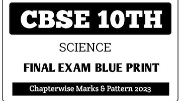 Class 10 Science Blue Print | Class 10 Science Chapterwise Marks | Marking Scheme 2024 #cbseclass10