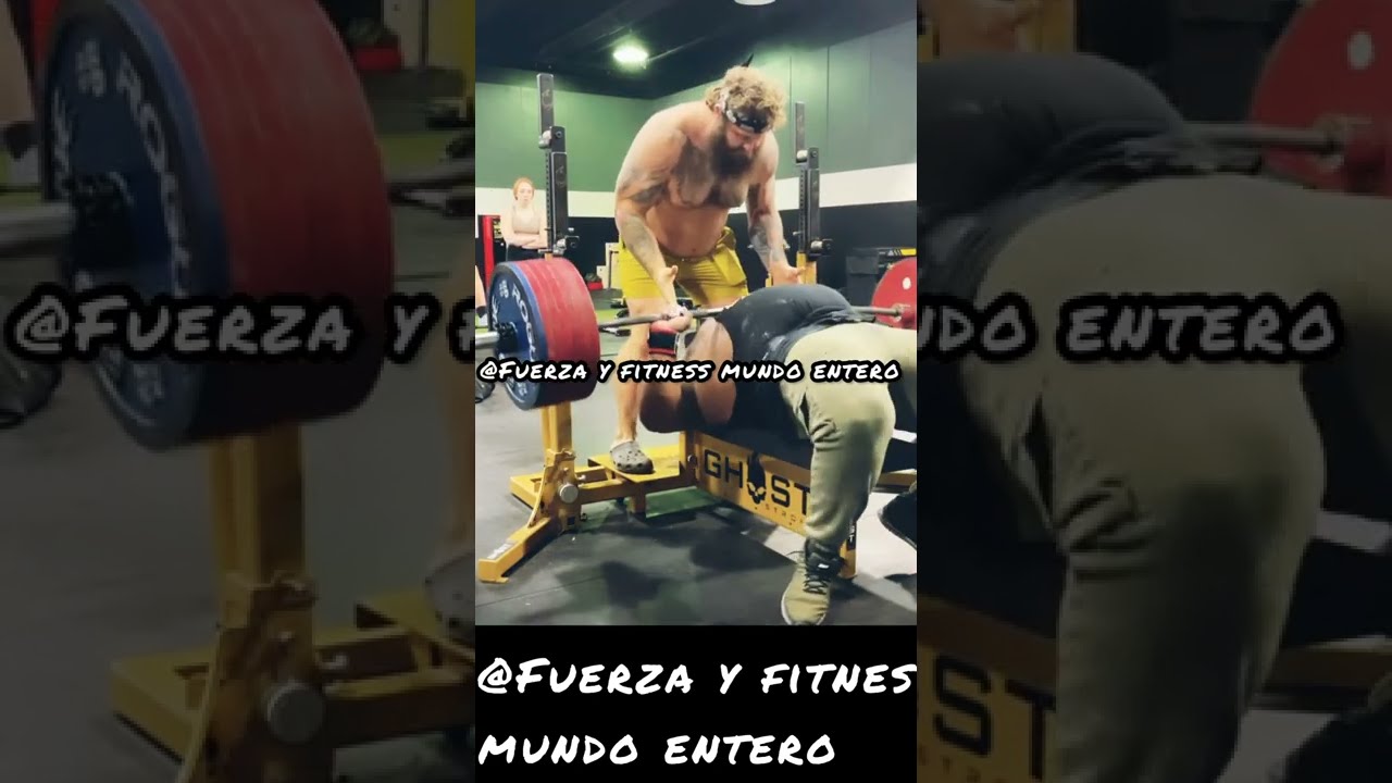 Julius Maddox Press De Banca 796lbs 361kg Una Bestia Creen Posible 900lbs Powerlifting
