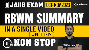 JAIIB RBWM Macmillan Book Summary | Unit 1-17 | JAIIB Macmillan Books 2023 | By Rajeev Sir