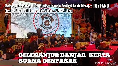 Beleganjur Ngarap di Dangin Puri Kangin Festival ke-8 tahun 2025, Merajut Seni Budaya Bali @iqyfano 