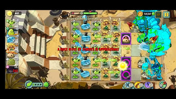 Level 100 in Plants vs Zombies 2 ;Pyramid of Doom - Endless Zone ! Power Zap