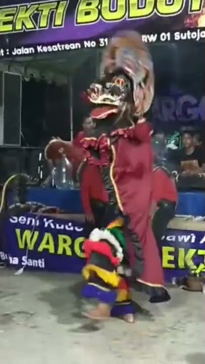 Solah memukau Mbah YO RSP joki barong RADEN