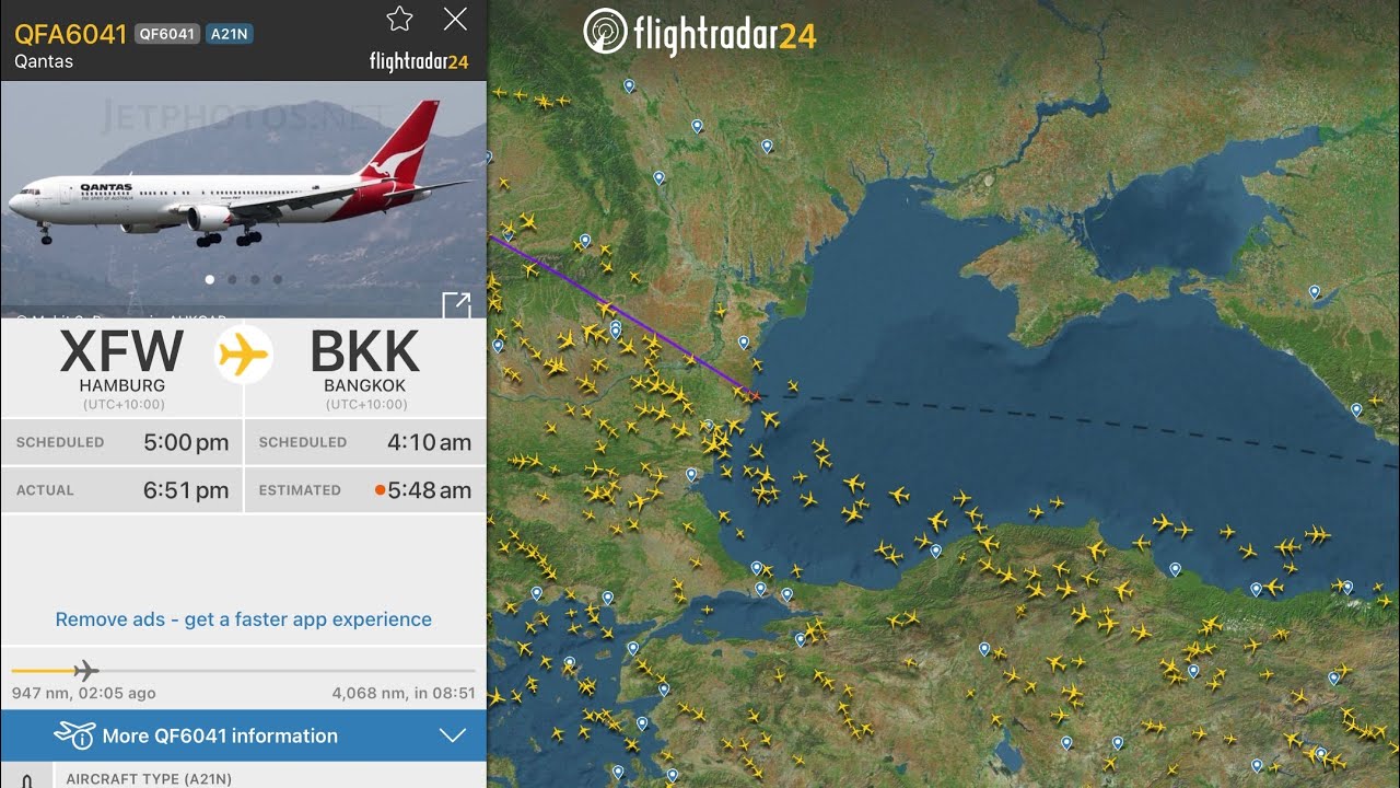 QF6041 | VH-OGB Delivery Flight 