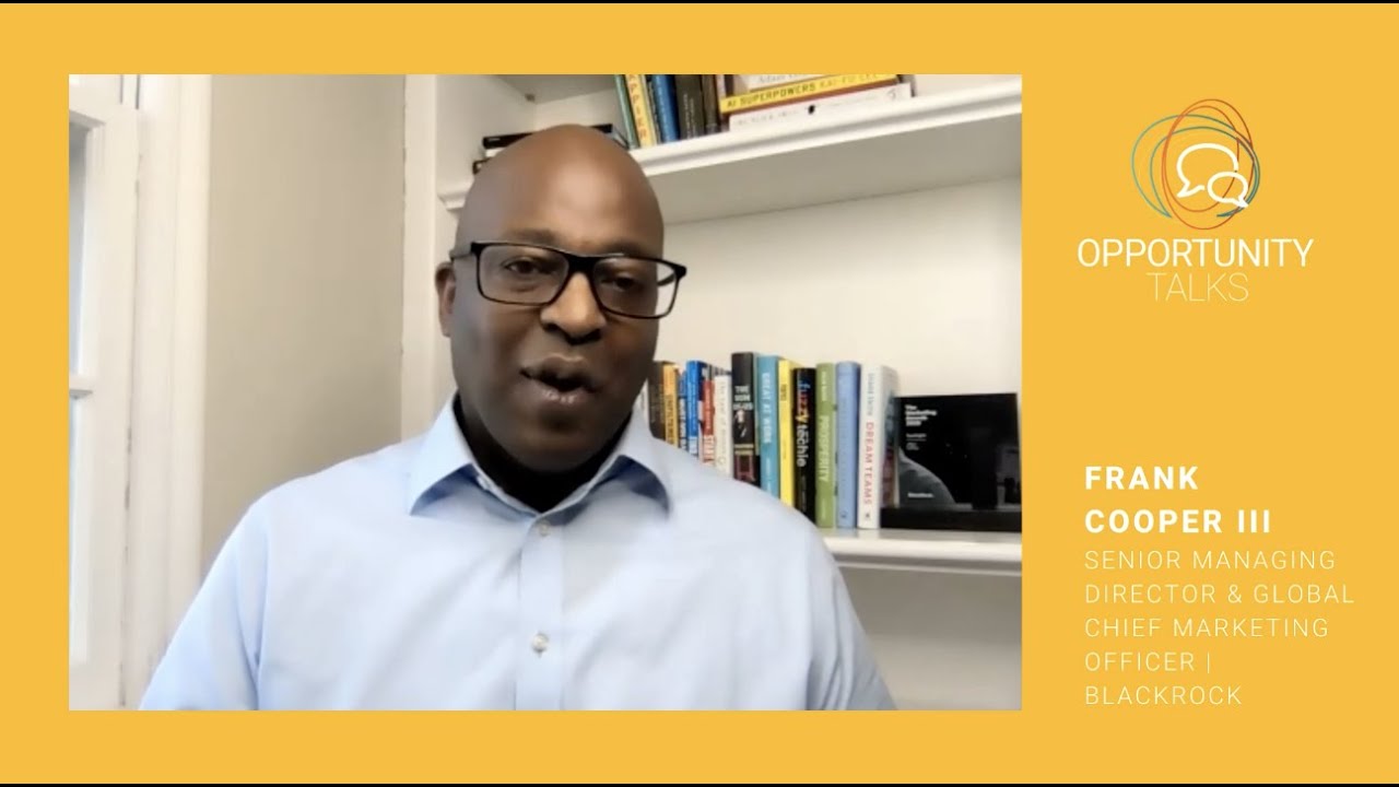 Opportunity Talks: Frank Cooper III on Thinking Expansively