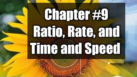 Ex 9D ||Q#1||D1 math ||NSM1 ||Chapter#9||Ratio, Rate, time and speed ||O level math.