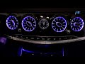 Kit Speaker Cover AC Vent Grilles Front Door LED Rotary Tweeters 64 colors  for Mercedes C,E,S-Class
