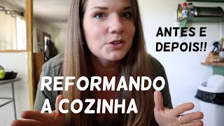 ANTES E DEPOIS DA REFORMA DA COZINHA...vcs vão amar!