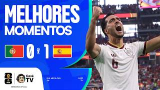 MELHORES MOMENTOS: PORTUGAL 0 X 1 ESPANHA | COPA DO MUNDO FIFA™ 2026 | OITAVAS DE FINAL