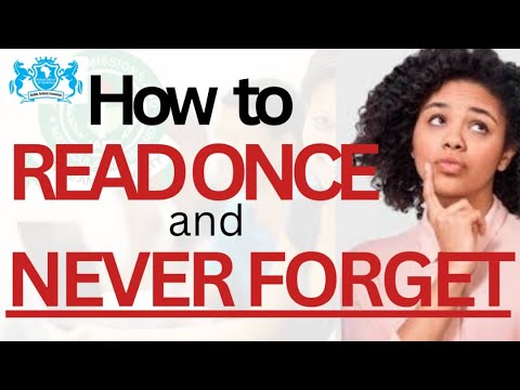 How to STUDY ONCE and NEVER FORGET | Secrets for smart learners. - YouTube