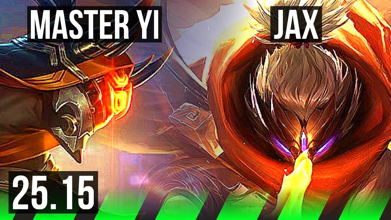 MASTER YI vs JAX (JGL) | 600+ games, 5/2/6 | KR Challenger | 25.15