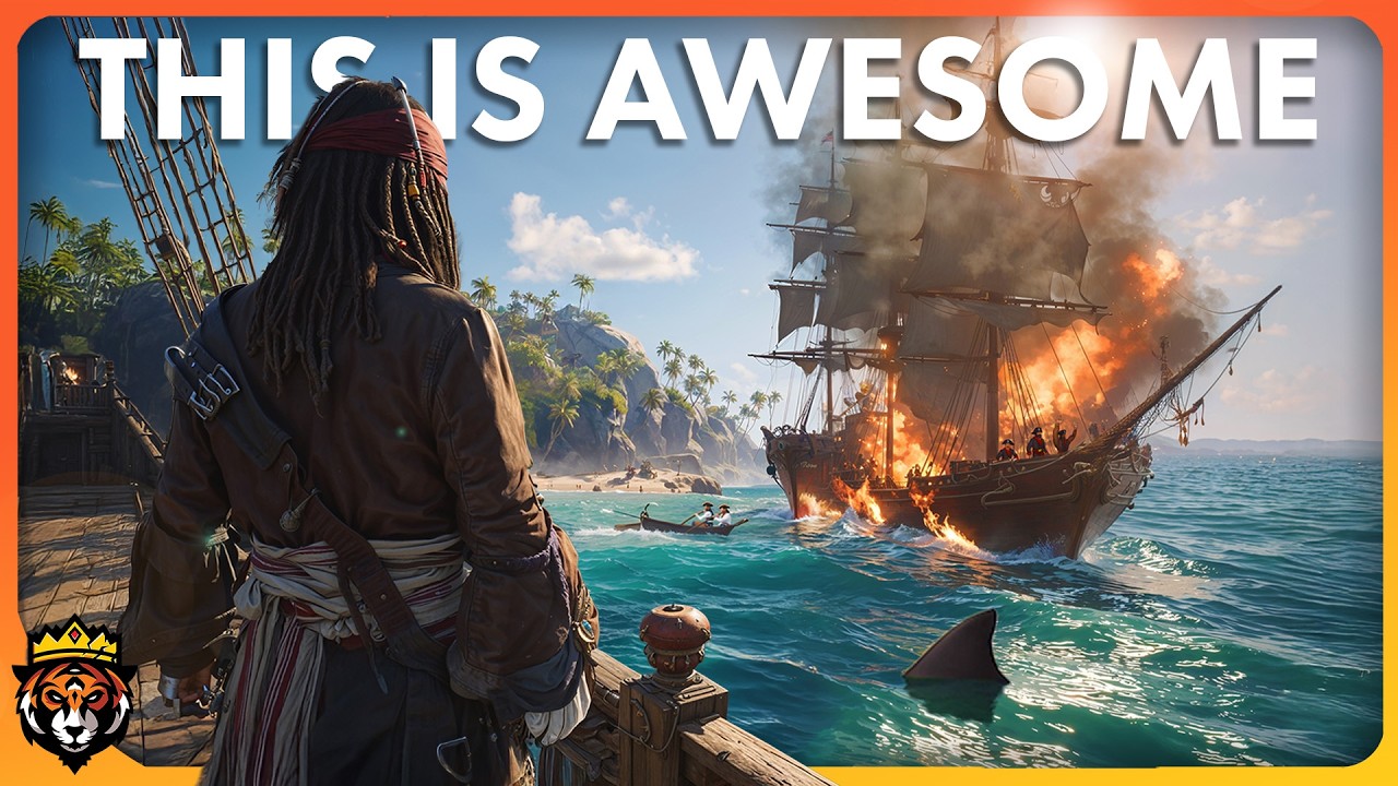 I've Waited FOREVER for a NEW Pirate Survival Game Like This... Crosswind Gameplay