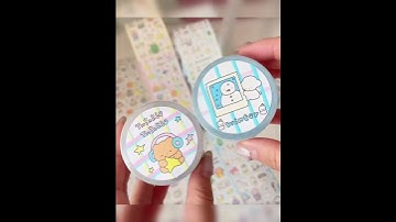Thumbnail of Custom High Quality Printing Adhesive Cartoon Kids Sticker Label on Roll. #diystickers #sticker