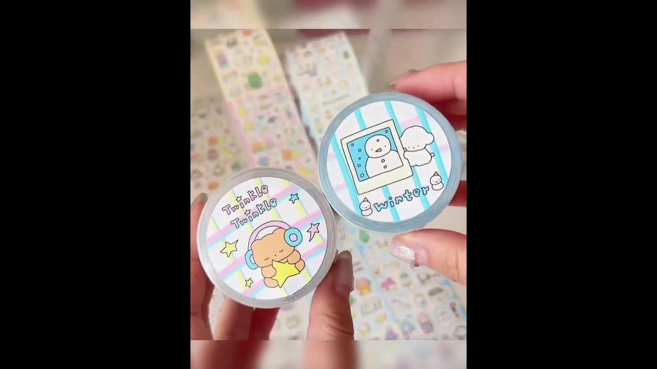 Custom High Quality Printing Adhesive Cartoon Kids Sticker Label on Roll. #diystickers #sticker