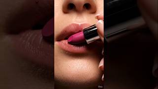 Perfect Glossy Fuchsia Color Lips  #makeup #beautyshorts #satisfying #lipgloss #lips #makeuptutorial