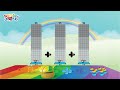 numberblocks triple same addition 91 to 100 | learn to count | educational | counting @ColorArt_id