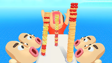 Pancake Run Game - All Levels Mobile Gameplay Pro Walkthrough Update IOS