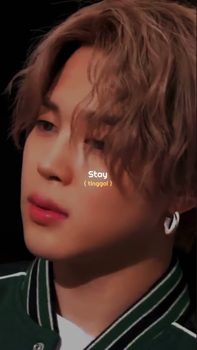 video Jimin (BTS )dengan lirik lagu sub indo menarik