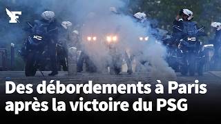 Paris : Les Images Des Tensions Après La Victoire Du Psg En Ligue Des Champions