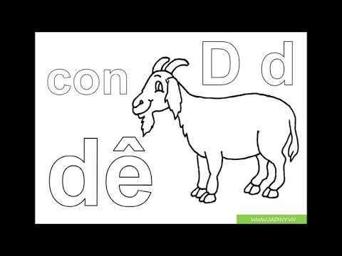 Video Tranh tô màu 29 chữ cái Tiếng Việt miễn phí | Gocbeyeu... - youtube