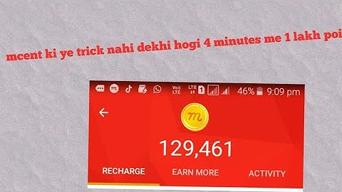 Mcent browser  point adder script by pravinbhai gohil channel