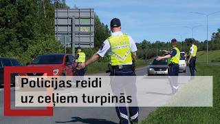 Policija turpina rūpēties par drošību uz ceļiem svētkos