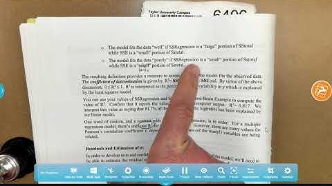 MAT 382: Lesson 3 video 2: Residual analysis and Multiple Regression.