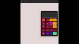 Simple Calculatar with the use of HTML, CSS, JavaScript #webdevelopment #javascript  #uiux #coding