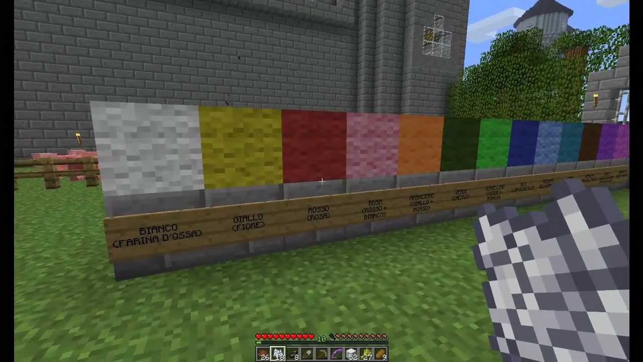 Lana colorata su Minecraft - Tutti i tipi di lana e come 