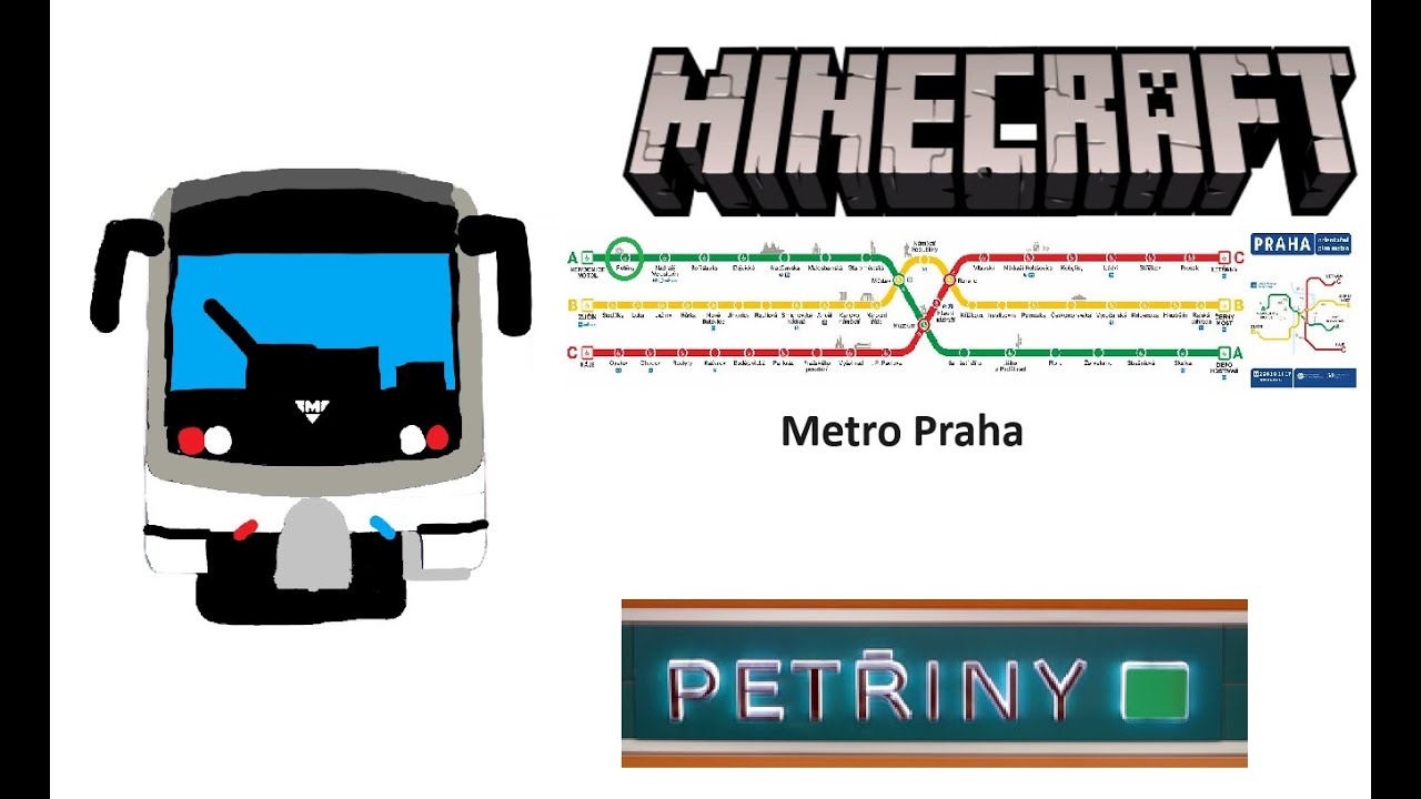 Minecraft Metro Praha Linka A Stanice Petřiny