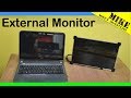 Making an External Monitor from a Laptop Screen - Mikes Inventions