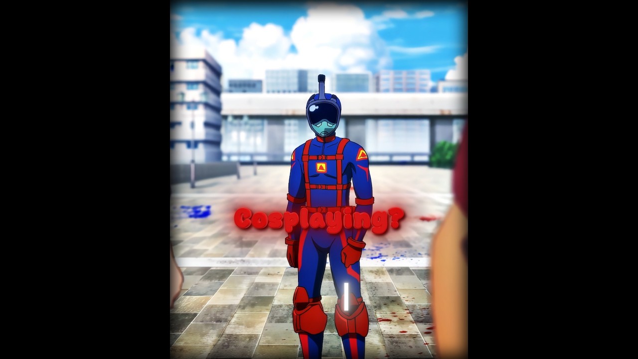 is he cosplaying? - 